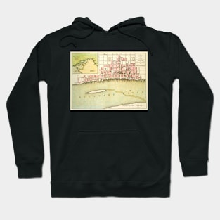 Antique Map of Philadelphia,  Pennsylvania by Benjamin Easburn Hoodie